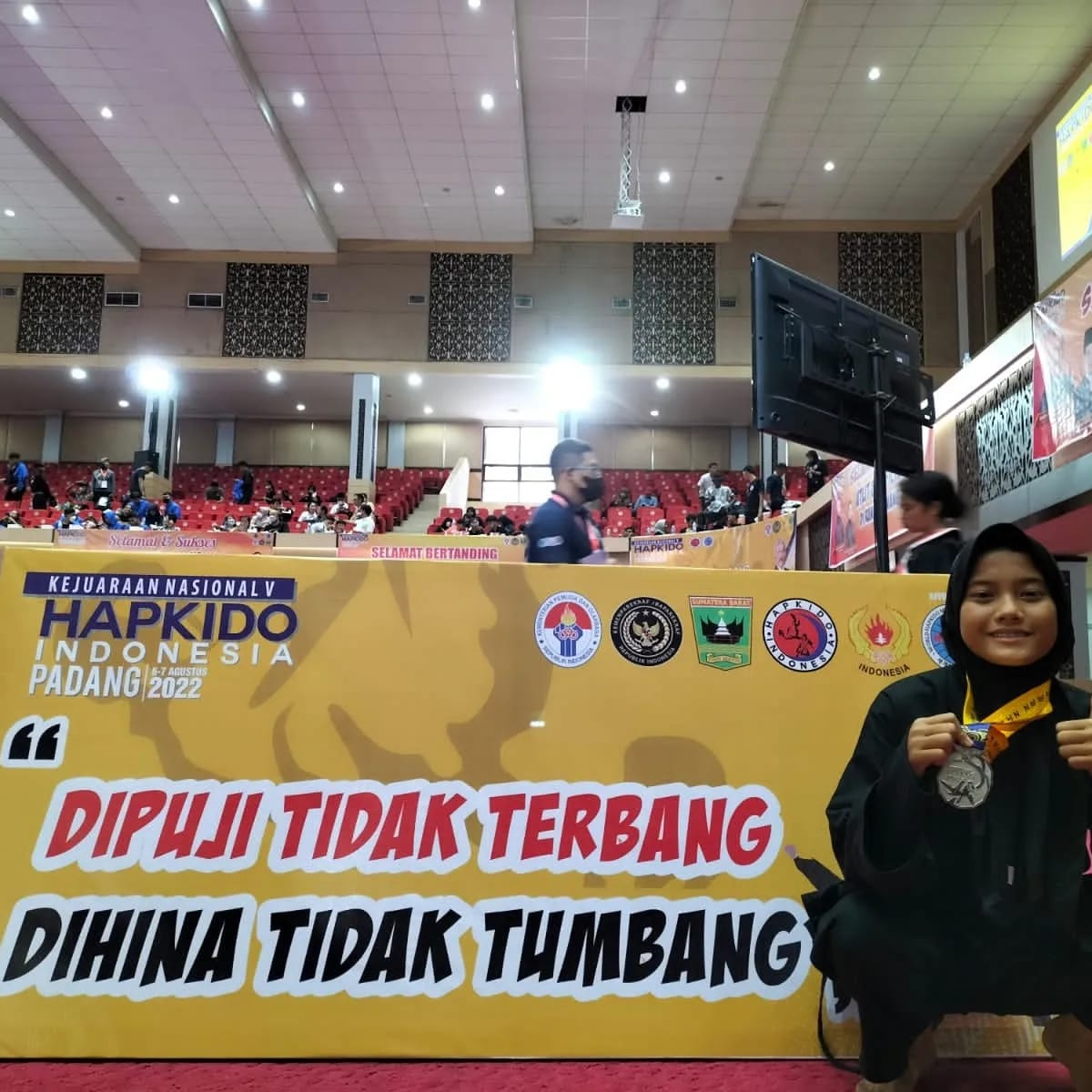 Siswi MAN 2 Pesisir Selatan Raih Juara Kejurnas V HAPKIDO Indonesia 2022