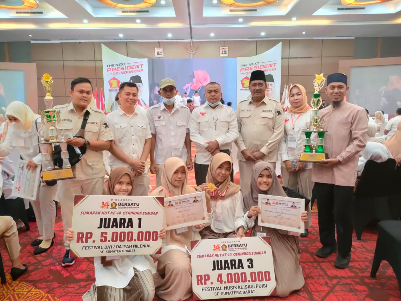 Juara 3 Lompa Musikalisasi Puisi Antar SMA/MA Provinsi Sumatera Barat