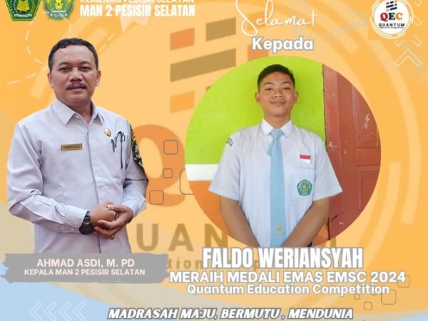 Siswa MAN 2 Pesisir Selatan Raih Medali Emas Pada EMSC 2024