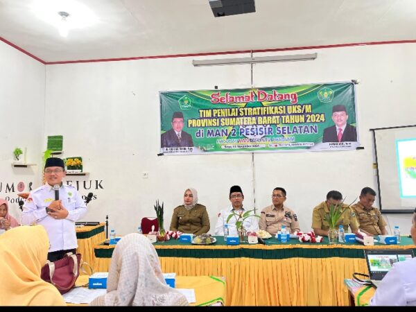 UKS/M MAN 2 Pesisir Selatan Dinilai Oleh Tim Penilai Stratifikasi UKS/M Prov Sumbar